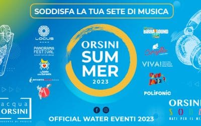 Orsini Summer: tutti gli appuntamenti con Acqua Orsini all’insegna del divertimento e della musica