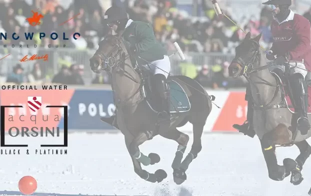 Acqua Orsini torna alla 41ª Snow Polo World Cup di St. Moritz 2026 come Acqua Ufficiale