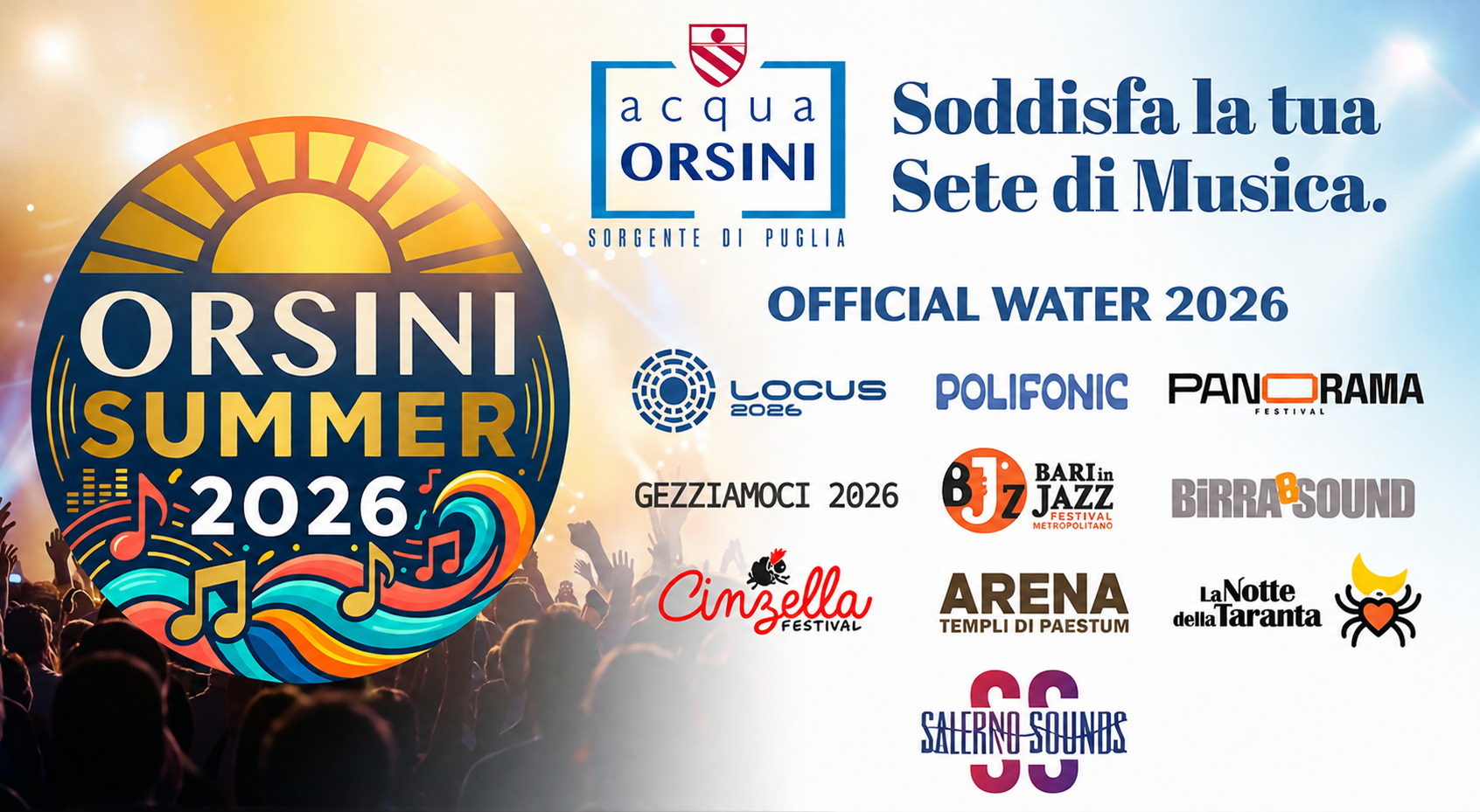 Orsini Summer 2026: soddisfa la tua sete di musica